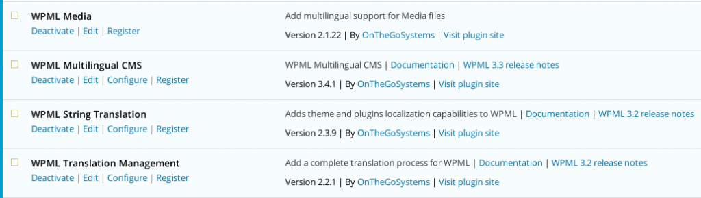 WPML plugins for multilingual store