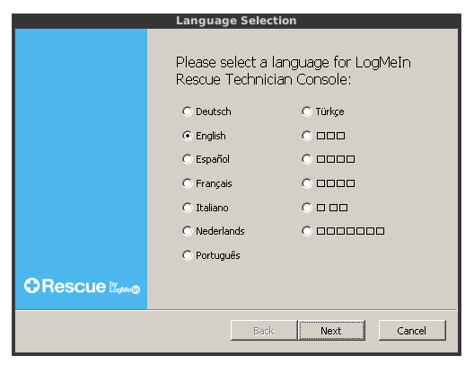 LogMeIn Rescue Console for Linux