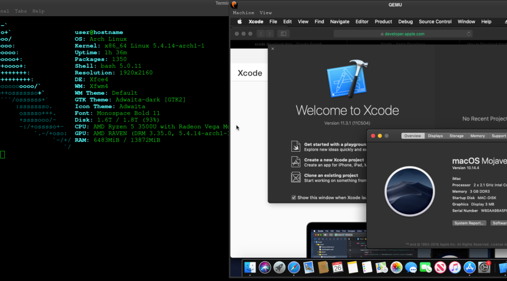 install deb package on arch linux installation