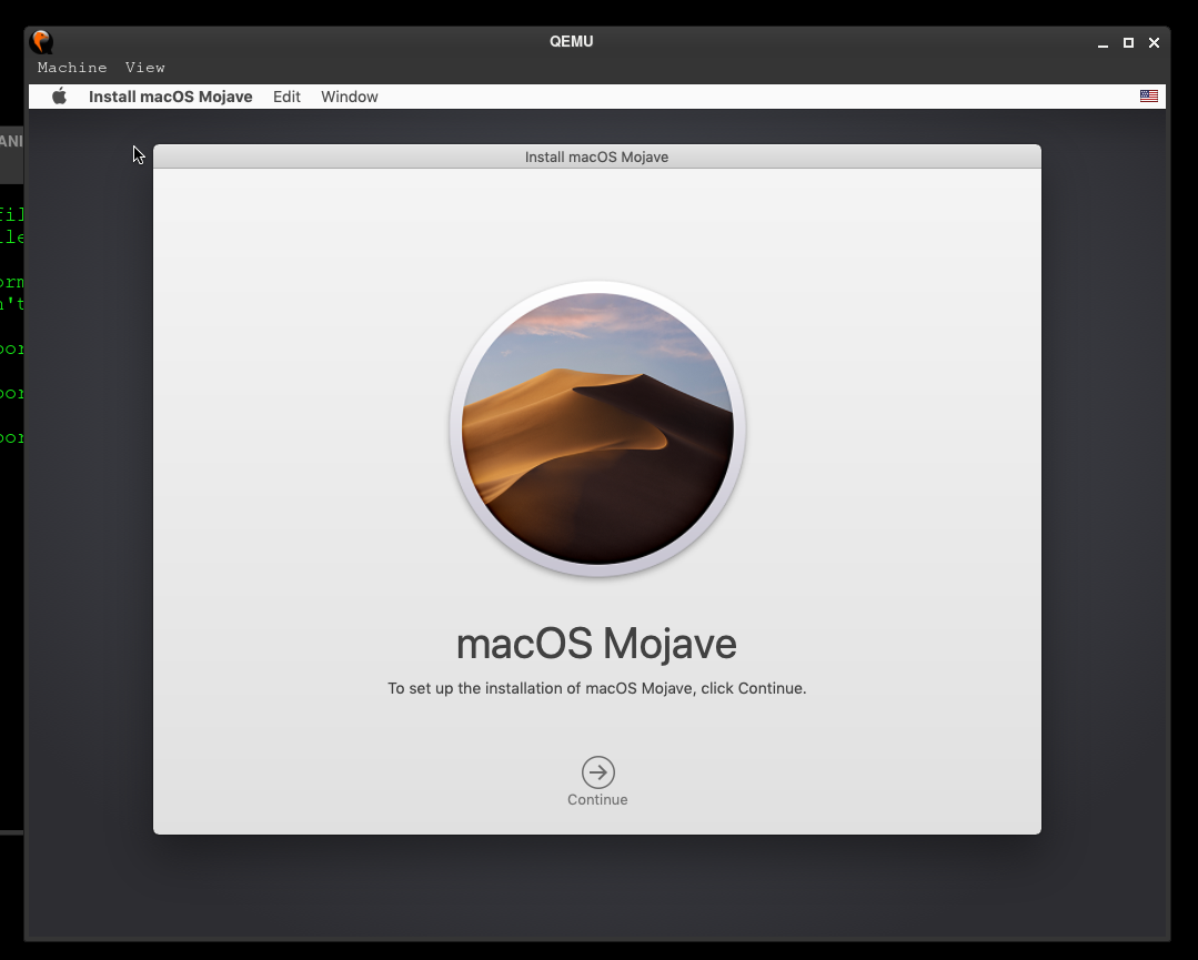 mojave vmware image