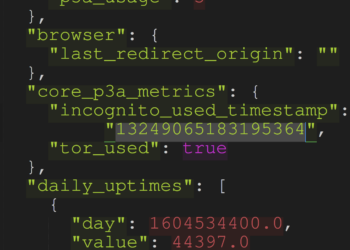 Tor Brave Incognito Timestamp Light