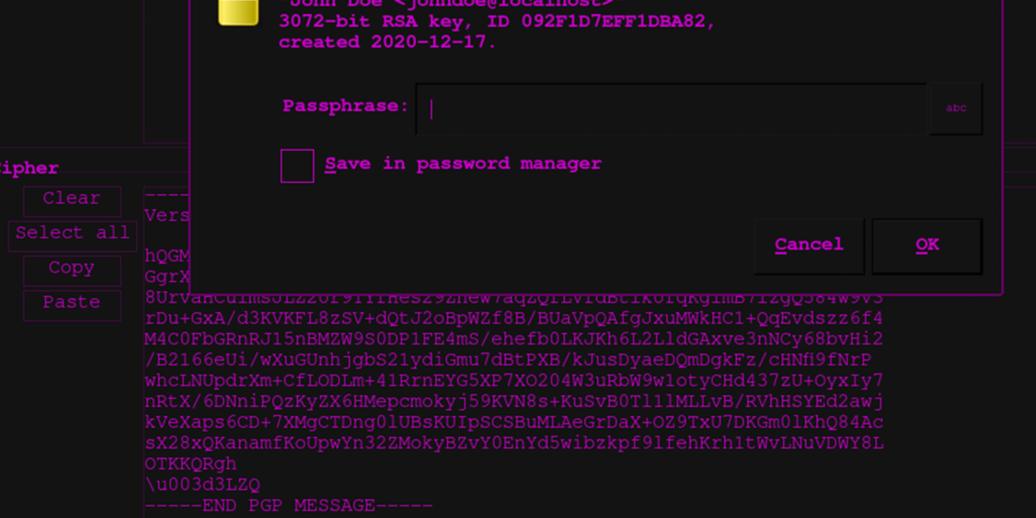 python rsa decrypt with pgp public key
