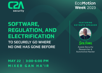Sick Codes is speaking @ EcoMotion Week (Tel Aviv, Israel) May 22-24 2023, Main Stage && C2A Security’s side-event!
